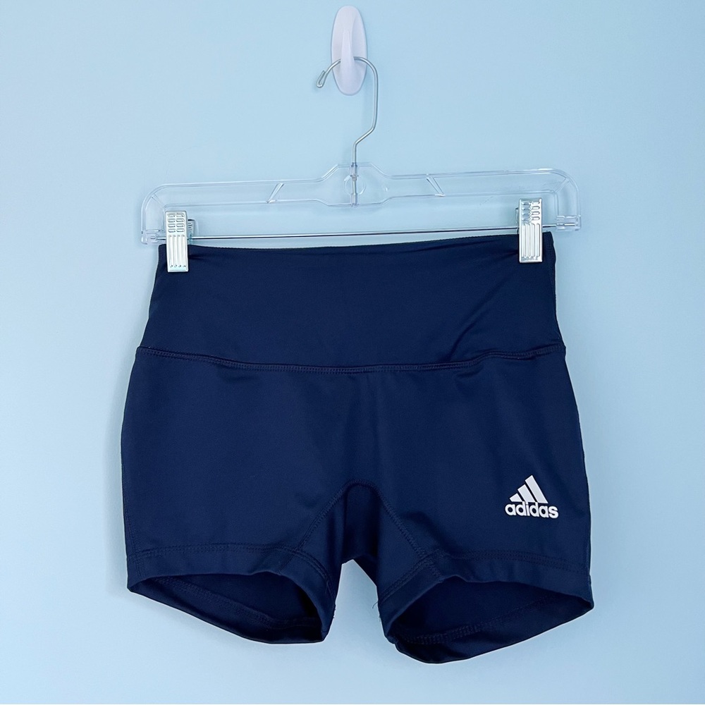 Adidas Navy Blue Climalite Compression Shorts (S)